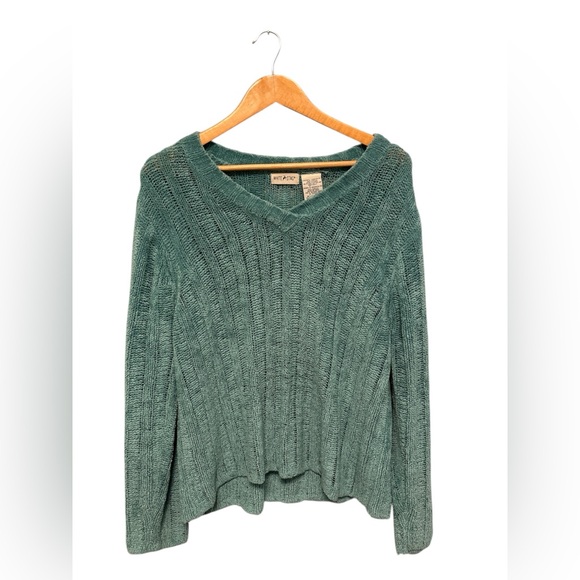 White Stag Sweaters - White Stag Teal V-Neck Sweater Women’s Size: Large